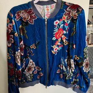 johnny was vivian bohemian bomber jacket